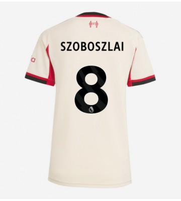 Liverpool Dominik Szoboszlai #8 Bortatröja Kvinnor 2025-26 Kortärmad Liverpool Dominik Szoboszlai #8 Bortatröja Kvinnor 2025-26 Kortärmad